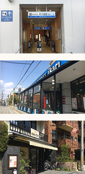 駅からの道順